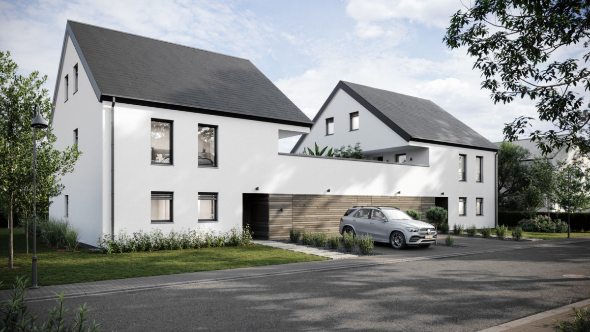 Semidetached house Schwebach with an area of 166,98 m2 and 3 bedrooms.